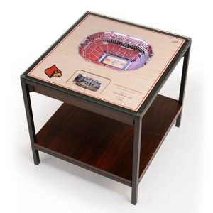 NCAA Louisville Cardinals 25-Layer StadiumViews Lighted End Table - 1 of 4