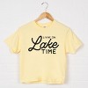 Simply Sage Market Livin' On Lake Time Boxy Crop Top - 2 of 4