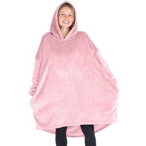 The Bare Homey - Adult Wearable Blanket - Microplush Side Pockets - 1 of 4