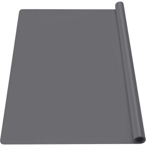 JDICTION Dark Grey Silicone Mat 25.2"x17.7" - Large Craft Work Surface for Desk & Counter Protection - 1 of 4