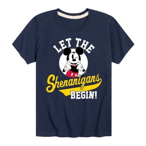 Boys' - Disney - Let The Shenanigans Begin Short Sleeve Graphic T-Shirt - 1 of 4