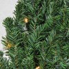 Northlight Pre-Lit Canadian Pine Commercial Size Christmas Wreath - 12' - Clear Lights - 2 of 3