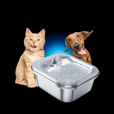 Geeni 4L Stainless Steel Smart Pet Water Fountain
