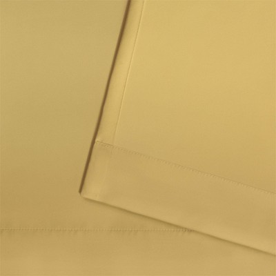 Sundress Yellow Light Filtering Polyester Grommet Curtain Panels, 54" x 84"