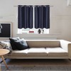 PiccoCasa Window Rod Pocket Valance Thermal Insulated Curtain Panels 2Pcs - 2 of 4