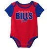 NFL Buffalo Bills Boys' White 3pk Bodysuit - 2 of 4