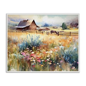 Stupell Industries Horse in Farmhouse Meadow, 24" x 30" - 1 of 4