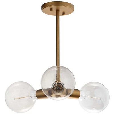 Harkin 3 Light 18 Inch Dia Adjustable Pendant - Gold - Safavieh. : Target