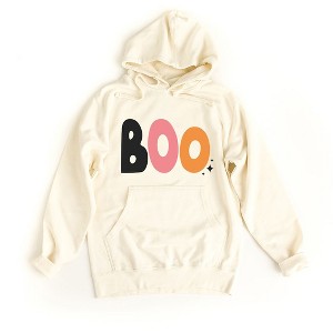 Simply Sage Market Women's Graphic Hoodie Boo Colorful Stars - 1 of 3