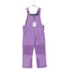 Hudson Baby Unisex Snow Bib Overalls, Solid Purple - 2 of 3