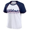 NCAA Arizona Wildcats Women's White Stitch T-Shirt - 2 of 3