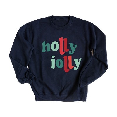 Simply Sage Market Women's Graphic Sweatshirt Holly Jolly Colorful