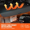 VEVOR Retractable Cargo Cover for Honda, Upgraded Waterproof Trunk Cover Security Shield Shade for Honda CRV 2023-2024, Black - 4 of 4