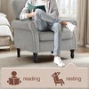 KERDOM Modern Accent Chair Armchair for Living Room, Gray - 4 of 4