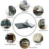 Unique Bargains Felt Self-stick Non-slip Anti-scratch Square Furniture Pads Beige 50 Pcs - 4 of 4