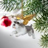 Design Toscano Honor the Pooch: Mini Schnauzer Holiday Dog Angel Ornament - 2 of 4