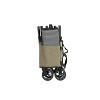 Folding Four-Wheel Wagon, Folding Four-Wheel Wagon W/All-Terrain Wheels, Heavy-Duty Garden Cart With Adjustable Handle, Outdoor Multi-Purpose Wagon - 4 of 4
