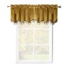 Kate Aurora Royal Living 2 Pack Beaded Tassel Trimmed Rod Pocket Velvet Window Valances - 2 of 3