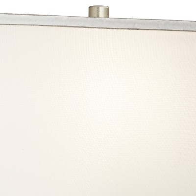Evan Brushed Nickel Table Lamps with USB and Dimmer Set