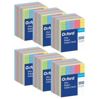 Oxford Index Cards, Ruled, 4x6 Inch - 100 cards