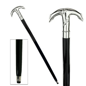 Design Toscano Empress Collection: Sailor's Anchor Solid Hardwood Walking Stick - 1 of 4