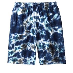 KingSize Men's Big & Tall Lightweight Jersey Pajama Shorts - 1 of 4