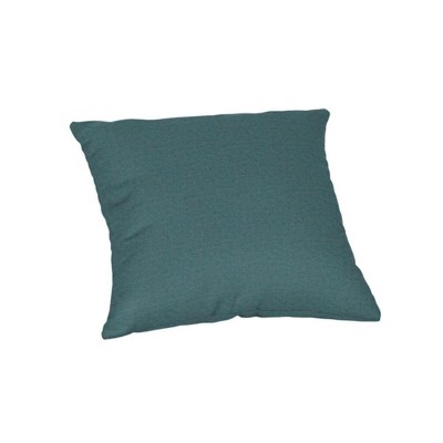 Casual Cushion Solid Sunbrella Fabric 1-Piece Indoor/Outdoor Square Throw Pillow