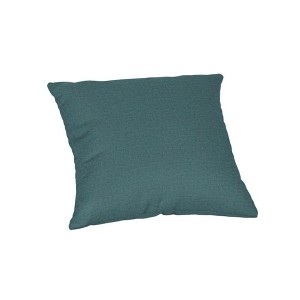 Casual Cushion Solid Sunbrella Fabric 1-Piece Indoor/Outdoor Square Throw Pillow - 1 of 4