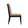 Meridian Furniture,Gwendolyn Linen Textured Fabric Dining Side Chair, Set of 2 - 4 of 4