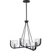 Artcraft Lighting Cheshire 5 - Light Chandelier in  Black/Nickel - 2 of 4
