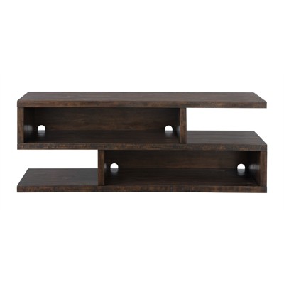 Lexington Contemporary Rustic 70" Dark Mocha Solid Pine TV Stand