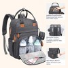 BabbleRoo Polyester Diaper Bag Backpack for Stylish Parents, Spacious Baby Bag, Versatile Baby Diaper Bag - 4 of 4