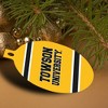 Towson University TU Stripes Aluminum Holiday Christmas Tree Ornament - 4 of 4