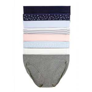 Felina Cotton Modal Hi Cut Panties - Sexy Lingerie Panties for Women - Underwear for Women 8-Pack - 1 of 1