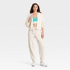 Women's French Terry Jogger Sweatpants - JoyLab™ - 3 of 3