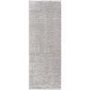Hauteloom Faina Solid Light Gray Shag Washable Area Rug - 3 of 4