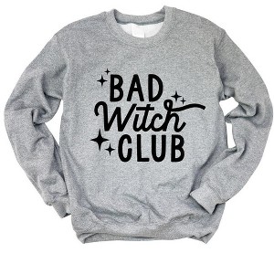 Simply Sage Market Women's Graphic Sweatshirt Bad Witch Club Puff Print - 1 of 4