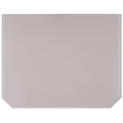 Transitional White Wood and Metal Nightstand with 3 Storage Drawers