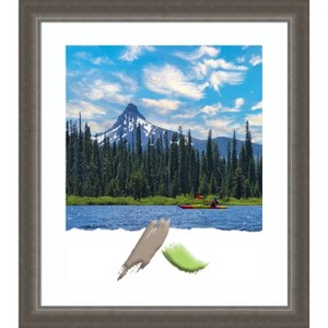 Amanti Art Domus Dark Silver Wood Picture Frame - 1 of 4