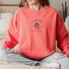 Simply Sage Market Embroidered Washington Coast Flower Garment Dyed Sweatshirt - 3 of 4