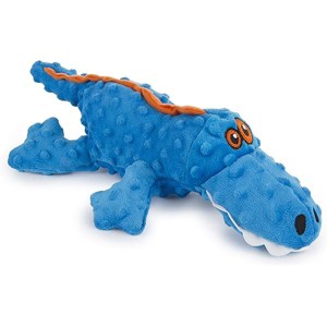 goDog Gators Squeaky Plush Dog Toy, Chew Guard Technology - Blue, Large - 1 of 1