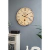 Gulches Vintage Wall Clock with Distressed Finish - 3 of 4