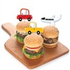 Big Dot of Happiness Cars, Trains, and Airplanes - Dessert Cupcake Toppers - Transportation Birthday Party Clear Treat Picks - Set of 24 - 3 of 4