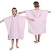 Kids Unisex Cotton Terry Medium Weight Hooded Bath Towel by Blue Nile Mills - 2 of 4