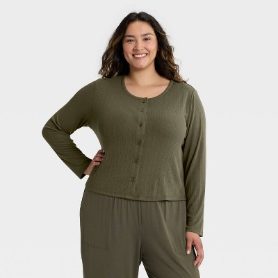 Women's Ribbed Pajama Cardigan - Auden™