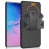 Nakedcellphone Case with Stand and Belt Clip Holster for Samsung Galaxy S20 Ultra - Black - 3 of 4