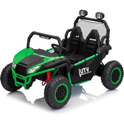 24V 2 Seater Ride on UTV Kids Car with Remote Control, Ride on Truck Toys with Spring Suspensions