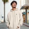 Dalix Astronaut Embroidery Relaxed Hoodie Soft Fleece Sweatshirt Drawcord Fit Lounge Mens - 4 of 4