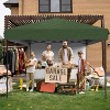 GustoWave 10 X 10ft Pop-Up Canopy with 4 Removable Sidewalls for Camping - 4 of 4