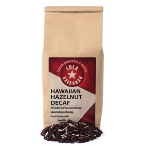 Lola Savannah Hawaiian Hazelnut Whole Bean Decaf Coffee - 32oz - 1 of 4